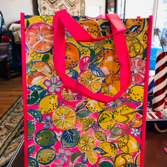 Lilly Pulitzer Reusable Market Tote - Picture 4 of 8